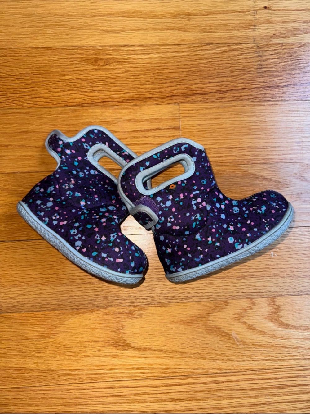 Bogs toddler Purple Confetti Slip-On Boots
